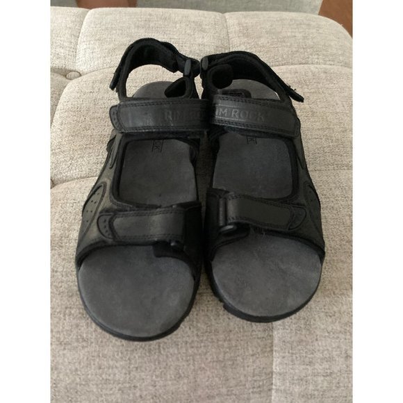 Nwot Men's black Rim Rock sandals - Picture 1 of 5